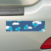 vliegtuigen bumpersticker (Op auto)