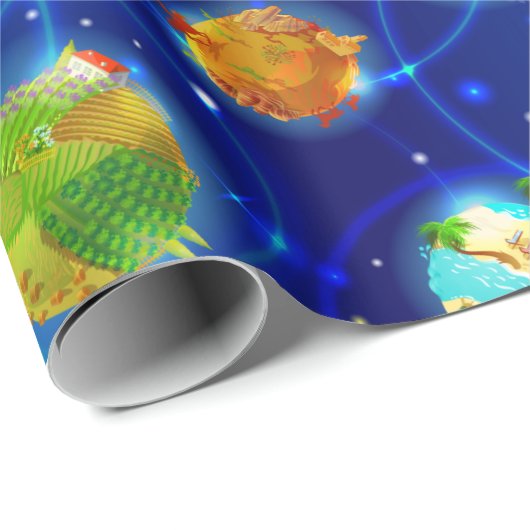 Vliegtuigen Cadeaupapier (Rol Hoek)