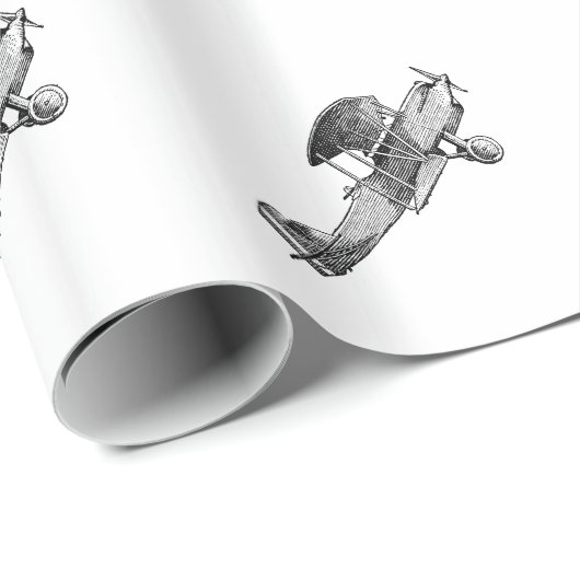 Vliegtuigen Cadeaupapier (Rol Hoek)