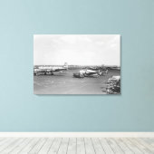 Vliegtuigen Canvas Afdruk (Insitu (Houten vloer))