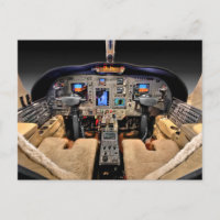 Vliegtuigen cockpit
