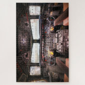 Vliegtuigen cockpit legpuzzel (Verticaal)
