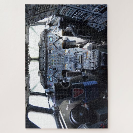 Vliegtuigen cockpit legpuzzel (Verticaal)