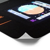 Vliegtuigen cockpit poster (Hoek)