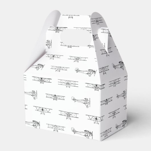  vliegtuigen die als DOUANEKLEUR worden beschouwd Bedankdoosjes (Voorkant Zijde)