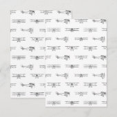  vliegtuigen die als DOUANEKLEUR worden beschouwd Bedankkaart (Voorkant / Achterkant)