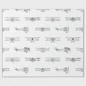 vliegtuigen die als DOUANEKLEUR worden beschouwd Cadeaupapier (Vlak)