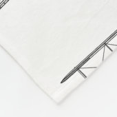  vliegtuigen die als DOUANEKLEUR worden beschouwd Fleece Deken (Hoek)