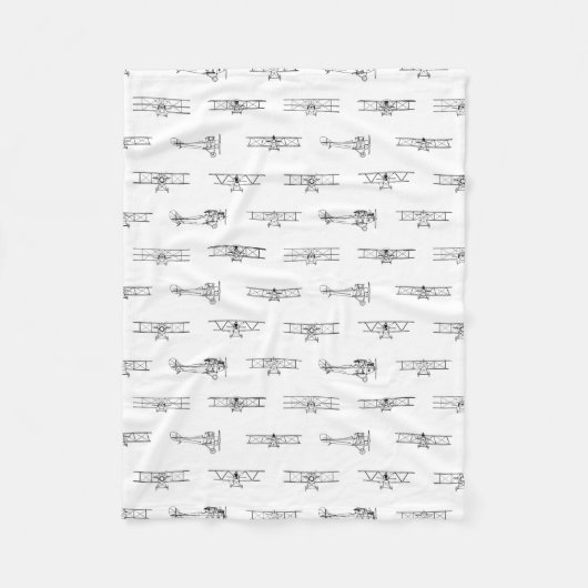  vliegtuigen die als DOUANEKLEUR worden beschouwd Fleece Deken (Voorkant)