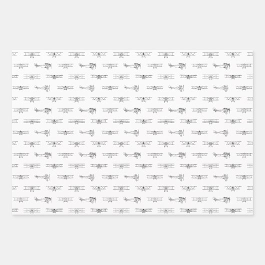  vliegtuigen die als DOUANEKLEUR worden beschouwd Inpakpapier Vel (Voorkant)