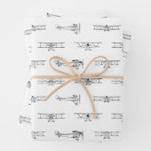  vliegtuigen die als DOUANEKLEUR worden beschouwd Inpakpapier Vel (In situ)