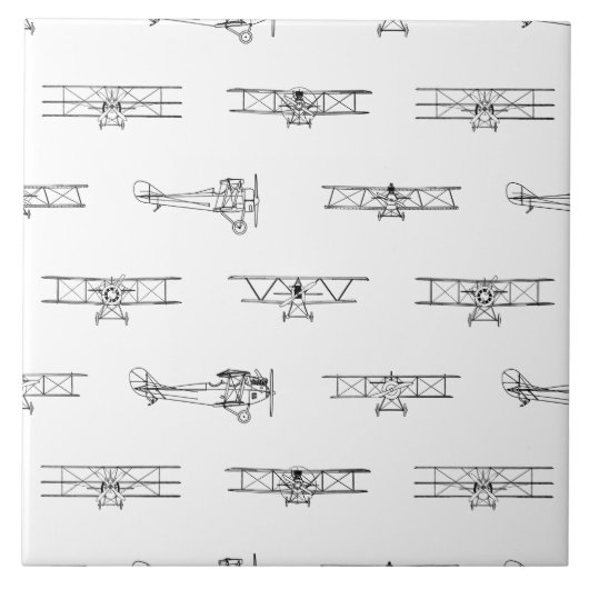  vliegtuigen die als DOUANEKLEUR worden beschouwd Tegeltje (Voorkant)