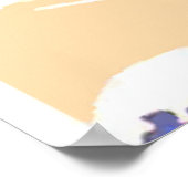 Vliegtuigen die  propeller vliegen poster (Hoek)