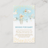 Vliegtuigen die vliegen houden een boek bij informatiekaartje (Voorkant)