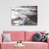 Vliegtuigen dissipatie canvas afdruk (Insitu (Woonkamer))