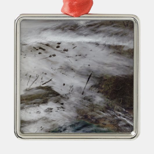 Vliegtuigen dissipatie metalen ornament (Voorkant)