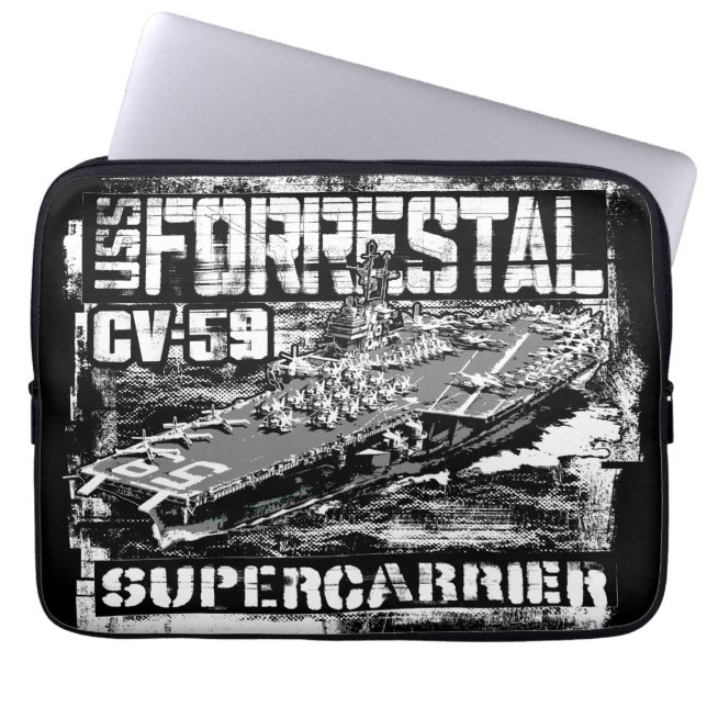 Vliegtuigen draagtas Forrestal Electronics Laptop Sleeve (Voorkant)