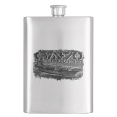 Vliegtuigen drager Carl Vinson Classic Flask Flacon (Voorkant)