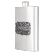 Vliegtuigen drager Carl Vinson Classic Flask Flacon (Links)