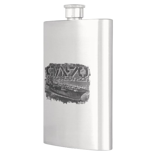 Vliegtuigen drager Carl Vinson Classic Flask Flacon (Links)