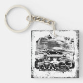 Vliegtuigen drager D.D.Eisenhower Acryl Sleutelhan Sleutelhanger (Voorkant)