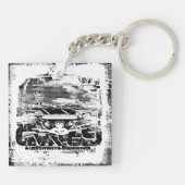 Vliegtuigen drager D.D.Eisenhower Acryl Sleutelhan Sleutelhanger (Achterkant)