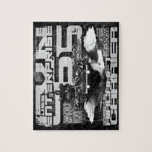 Vliegtuigen drager Enterprise Puzzle Legpuzzel (Verticaal)