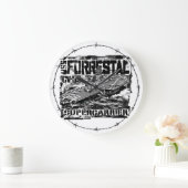 Vliegtuigen drager Forrestal Acryl Wandklok (Huis)