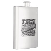 Vliegtuigen drager Forrestal Flask Classic Flask Flacon (Rechts)