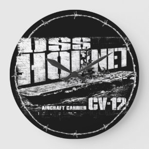 Vliegtuigen drager Hornet Acryl Wandklok