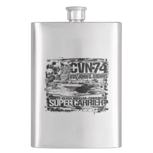 Vliegtuigen drager John C. Stennis Classic Flask Flacon