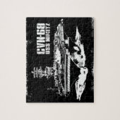 Vliegtuigen drager Nimitz Fuji puzzel (Verticaal)