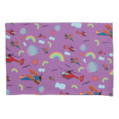 VLIEGTUIGEN EN RAINBOWS TRAVEL KUSSENSLOOP (Voorkant)