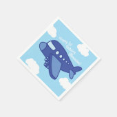 Vliegtuigen en straalvliegtuigen van de eerste ver servet (Hoek)