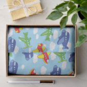 Vliegtuigen en straalvliegtuigen van de eerste ver tissuepapier (Geschenk)