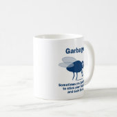 Vliegtuigen en vuilnis koffiemok (Voorkant rechts)