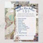  vliegtuigen en Wereldkaart raden de prijzen (Voorkant / Achterkant)