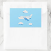 Vliegtuigen Feest Collectie! Rechthoekige Sticker (Tas)