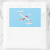 Vliegtuigen Feest Collectie! Rechthoekige Sticker (Tas)