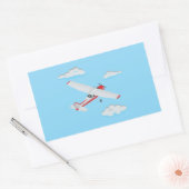 Vliegtuigen Feest Collectie! Rechthoekige Sticker (Envelop)