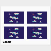 Vliegtuigen Feest Collectie! Rechthoekige Sticker (Vel)