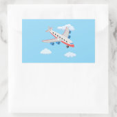 Vliegtuigen Feest Collectie! Rechthoekige Sticker (Tas)