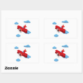 Vliegtuigen Feest Collectie! Rechthoekige Sticker (Vel)
