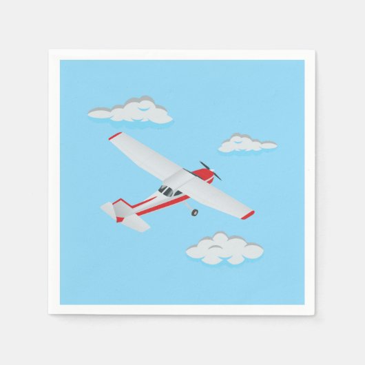 Vliegtuigen Feest Collectie! Servet (Voorkant)