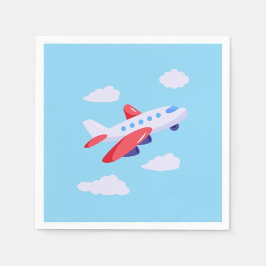 Vliegtuigen Feest Collectie! Servet (Voorkant)