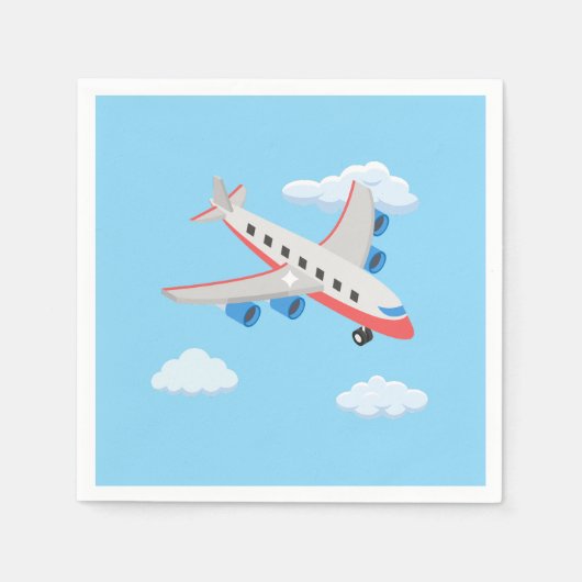 Vliegtuigen Feest Collectie! Servet (Voorkant)