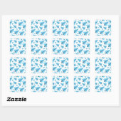 Vliegtuigen Feest Collectie! Vierkante Sticker (Vel)
