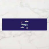 Vliegtuigen Feest Collectie! Waterfles Etiket (Enkel label)