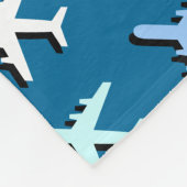 Vliegtuigen Fleece Deken (Hoek)