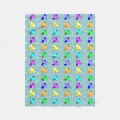 Vliegtuigen Fleece Deken (Voorkant)